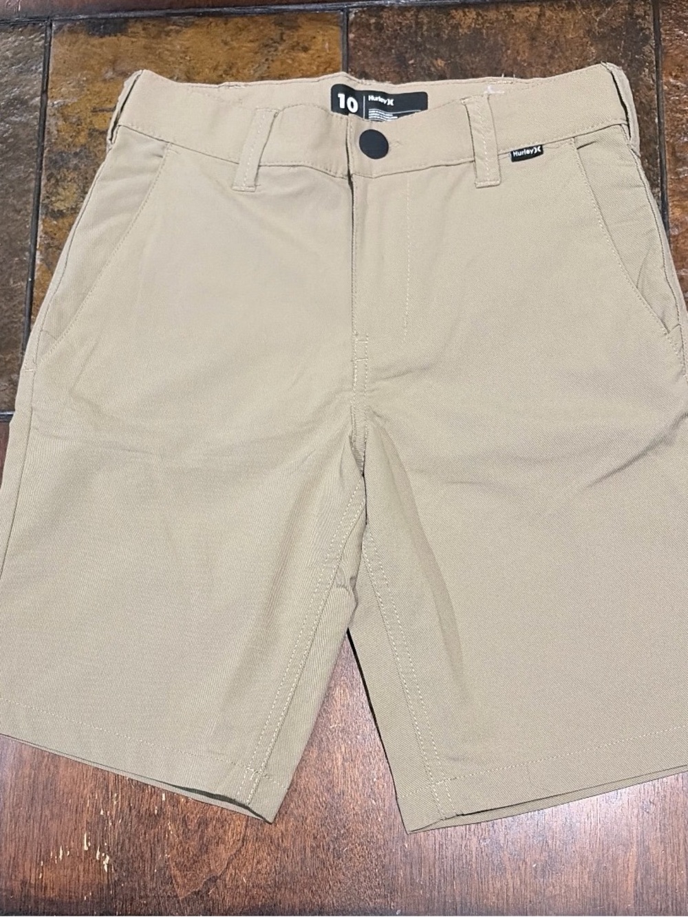 Hurley Boys Tan Shorts Size 10